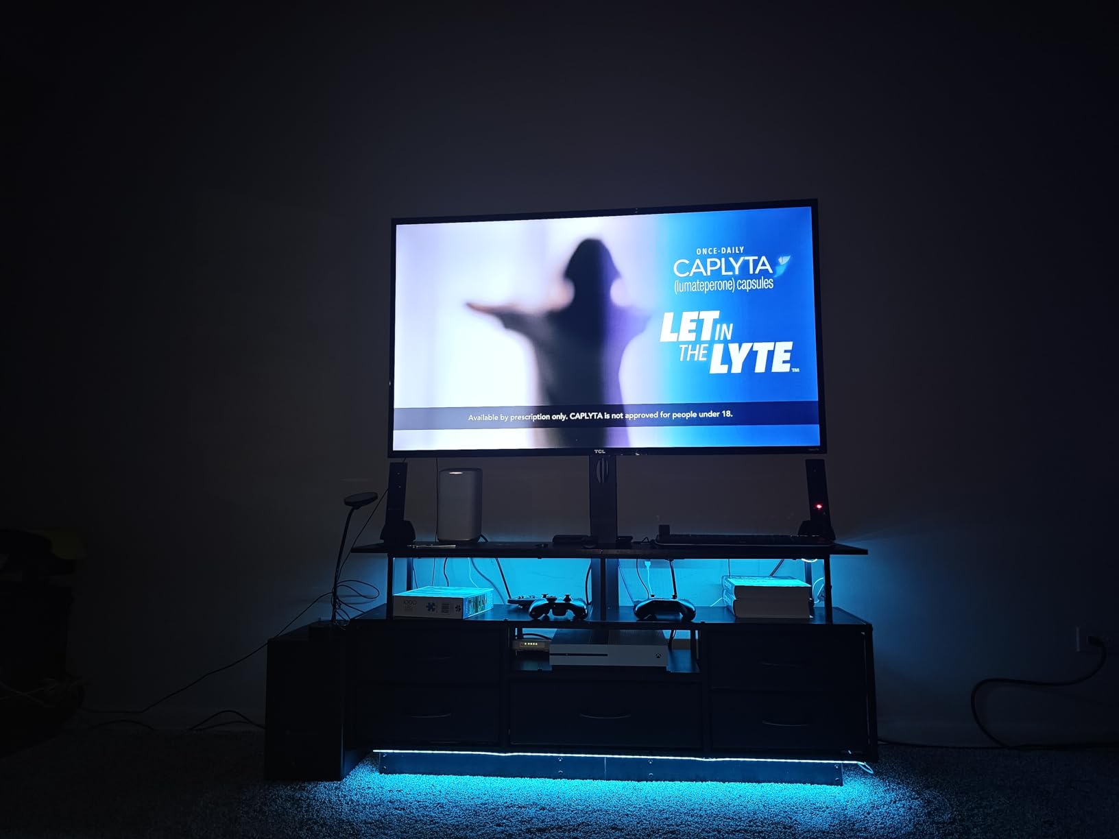 BTHFST LED TV Stand with Mount for Living Room, 55, 60, 70 TV, 6 Drawers customer photo 1