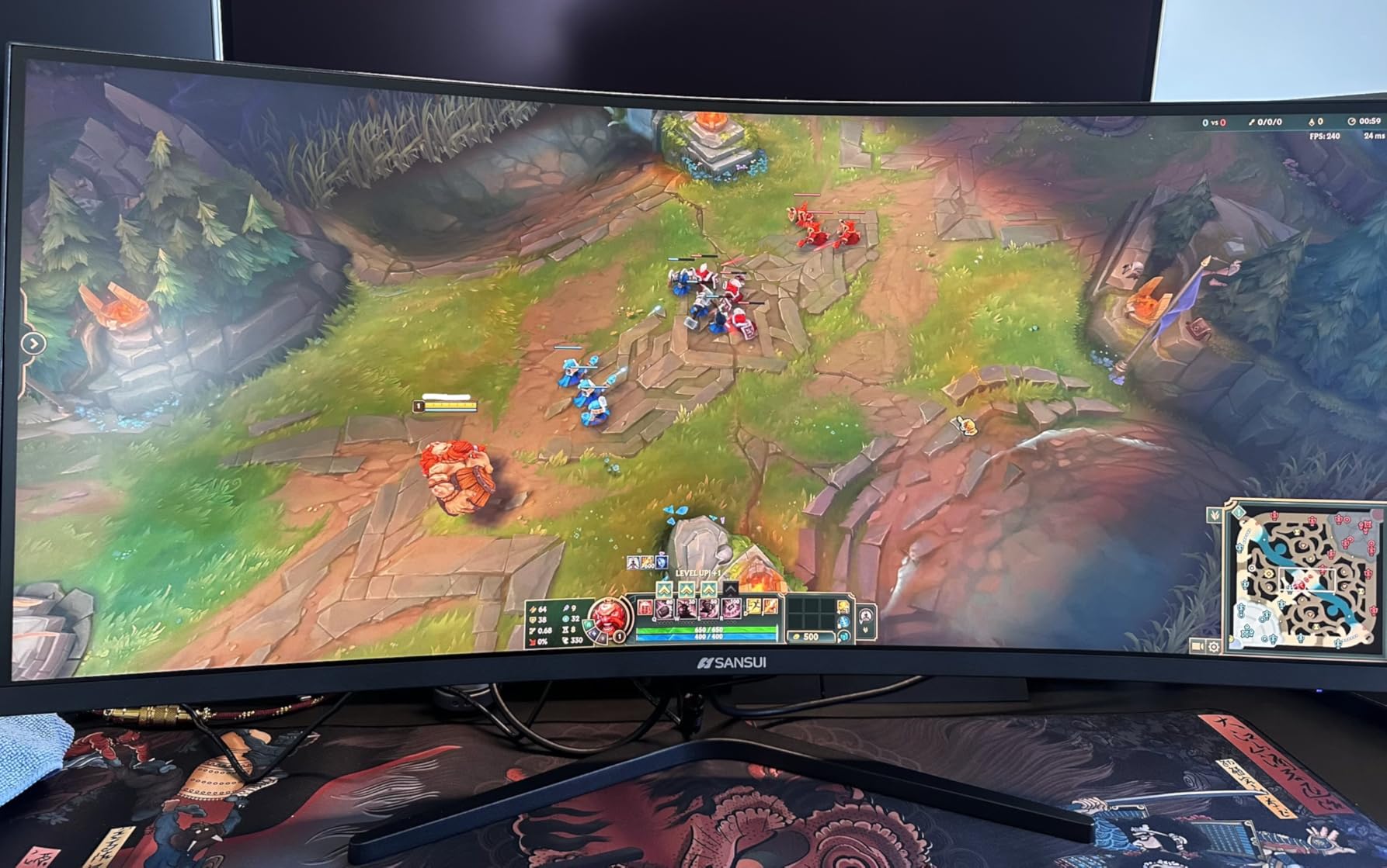 SANSUI 24 Inch Curved 160Hz Gaming Monitor,1500R Curved Gaming Monitor customer photo 1