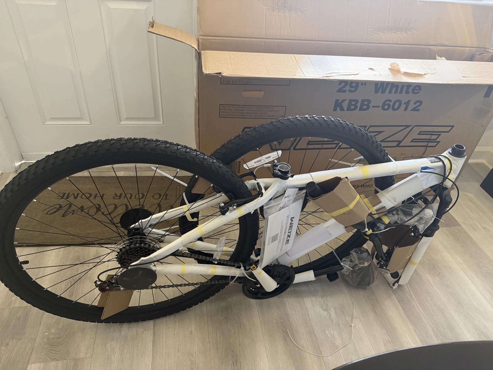 WEIZE Hardtail Mountain Bike 29 Inch MTB Trail Bicycle for Men Women Adult customer photo 2
