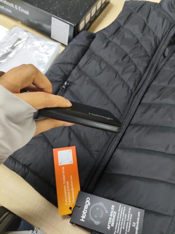 Heated Vest Women with Battery Pack Included, Smart Controller, Lightweight Electric Heating Jacket, Light Out Design customer photo 2