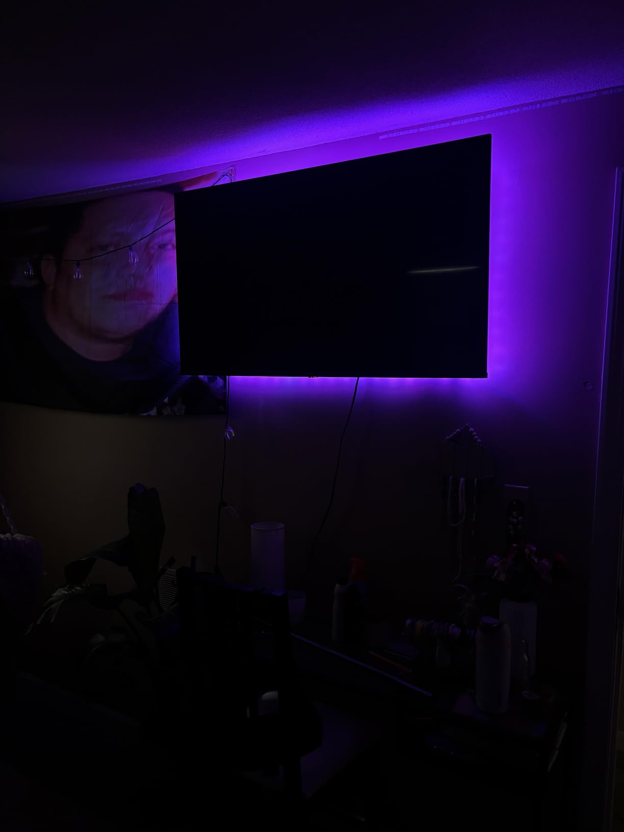 KSIPZE LED Lights for TV, 16.5ft TV led Backlight for 45-75 Inch TVs RGB TV Backlight Behind Music Sync Smart APP & Button Control TV LED Strip Lights USB Powered for Bedroom/Gaming customer photo 1
