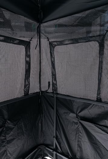 5/6FT Hunting Stand with Blind, 1-2 Man 4' x 4' Platform Deer Stand Tripod | Hunting Tower with 360 Degree See Through Blind, Elevated Ground Platform, Camouflage, Heavy Duty Stand for Deer Hunting customer photo 2