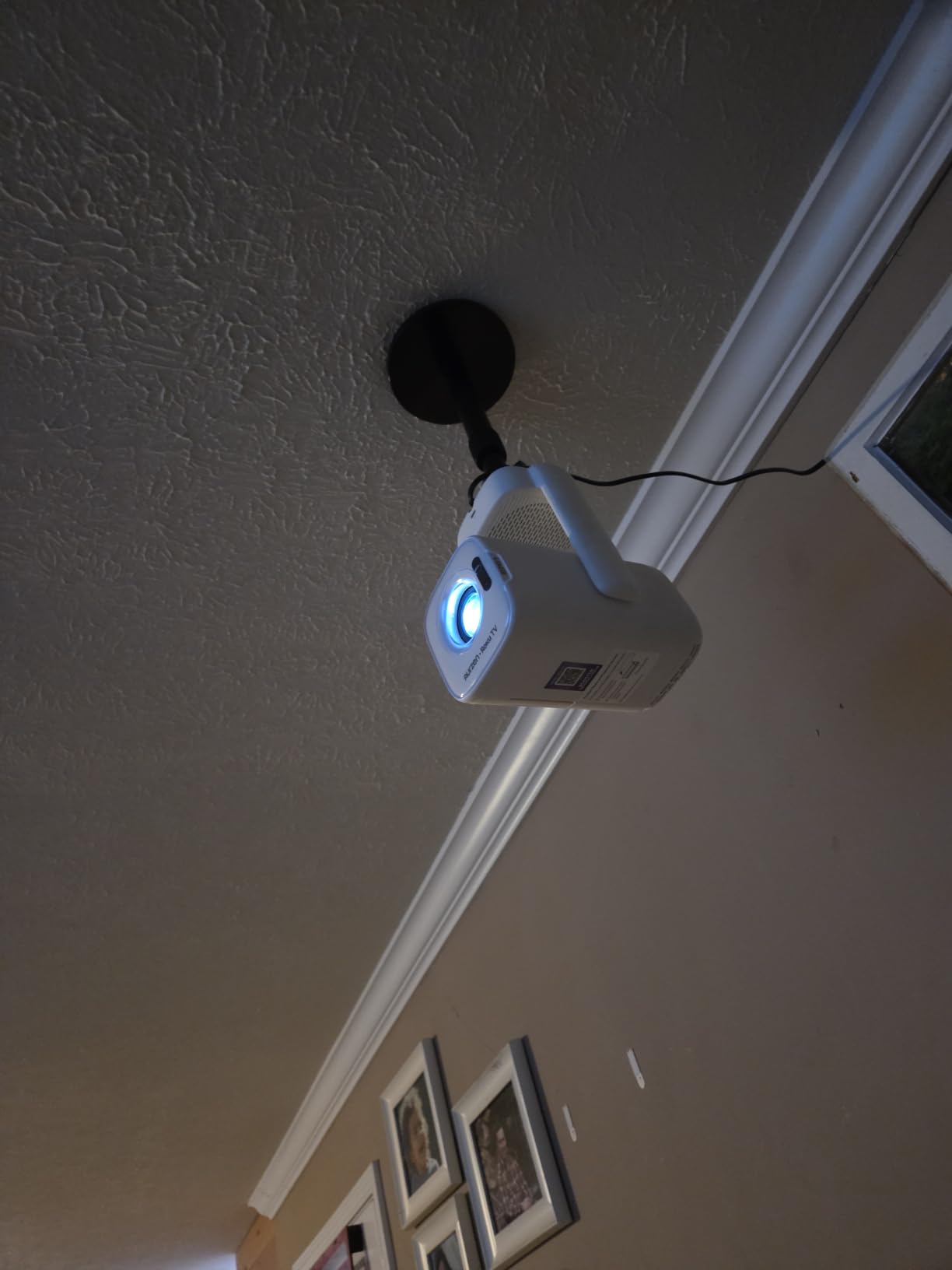 Aurzen Ceiling Projector Mount, Adjustable Rotation, Tilt & Length customer photo 2
