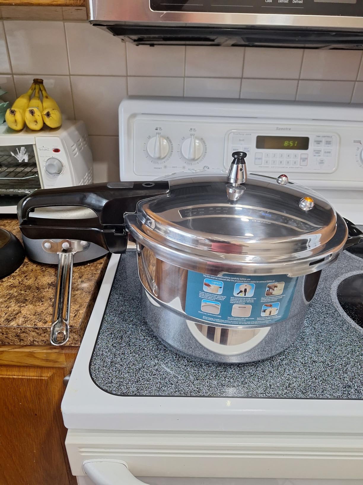 Wantjoin Aluminum Pressure Cooker 23Qt Pressure Canner, Pressure Pot with Pressure Control for Home Kitchen or Restraurant, Commercial Pressure Cooker with Gauge customer photo 2