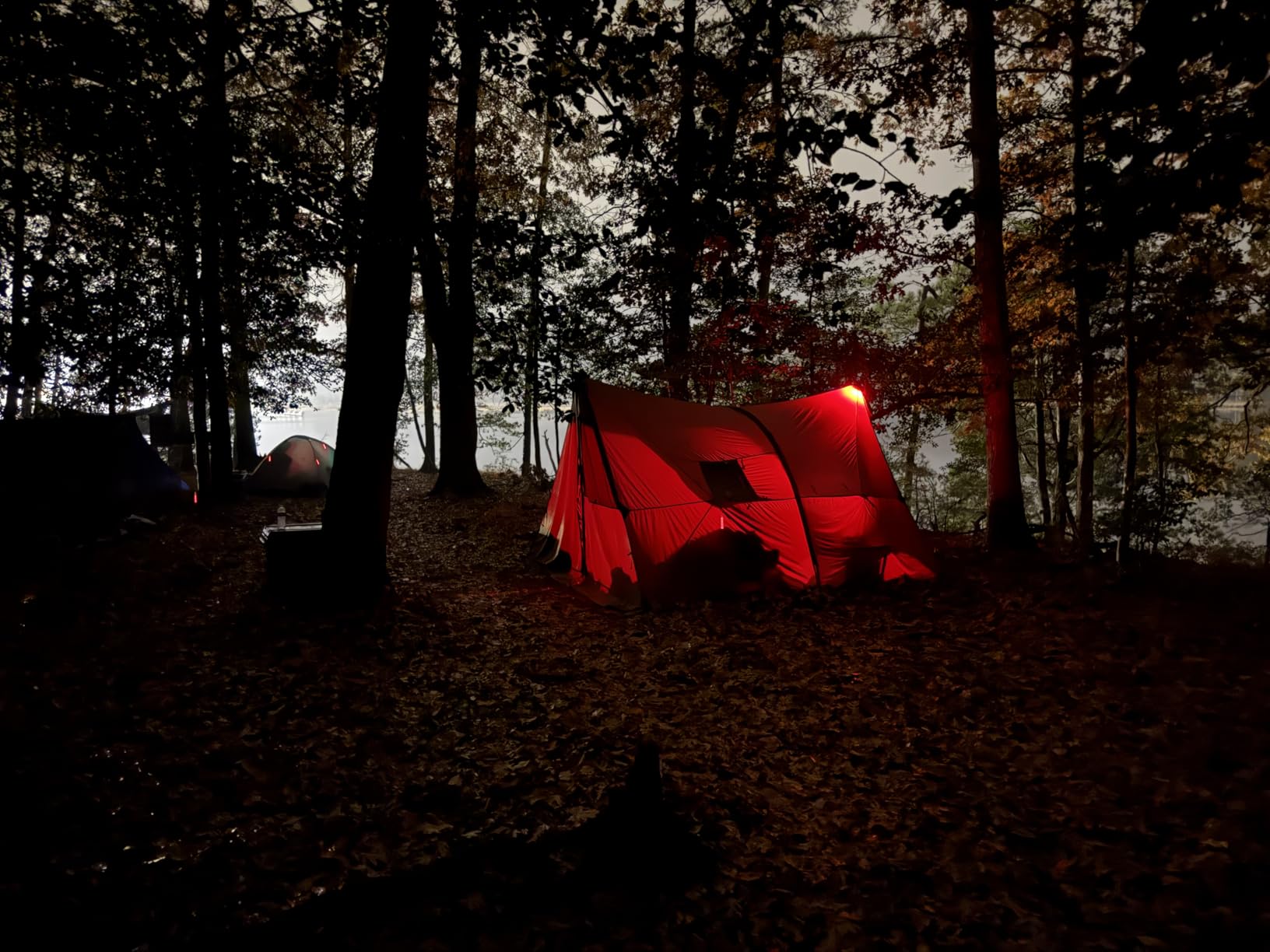 OneTigris ASH Canopy Hammock Hot Tent, Spacious Waterproof Windproof 4 Season Tent with Poles for Camping, Hiking, Bushcrafting, Survivalist, Car Trips customer photo 2