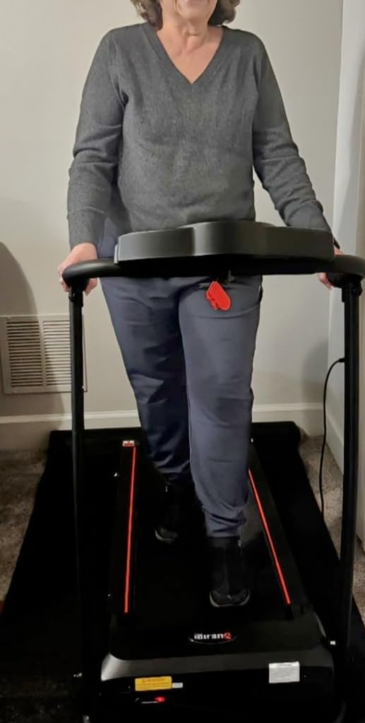 YUEJIQI Treadmill with 10%/25% Incline 8.5/10MPH for Office Home Gym customer photo 2