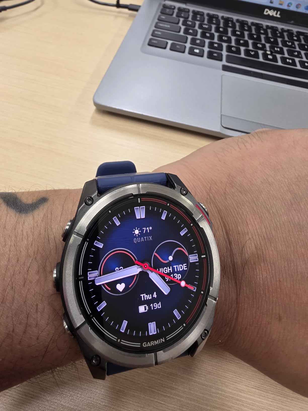Garmin quatix 8, Marine GPS Smartwatch, 47mm | Ultimate Nautical Smartwatch, AMOLED Display, Chartplotter Control, Built-In Flashlight, Dedicated Marine Features customer photo 1