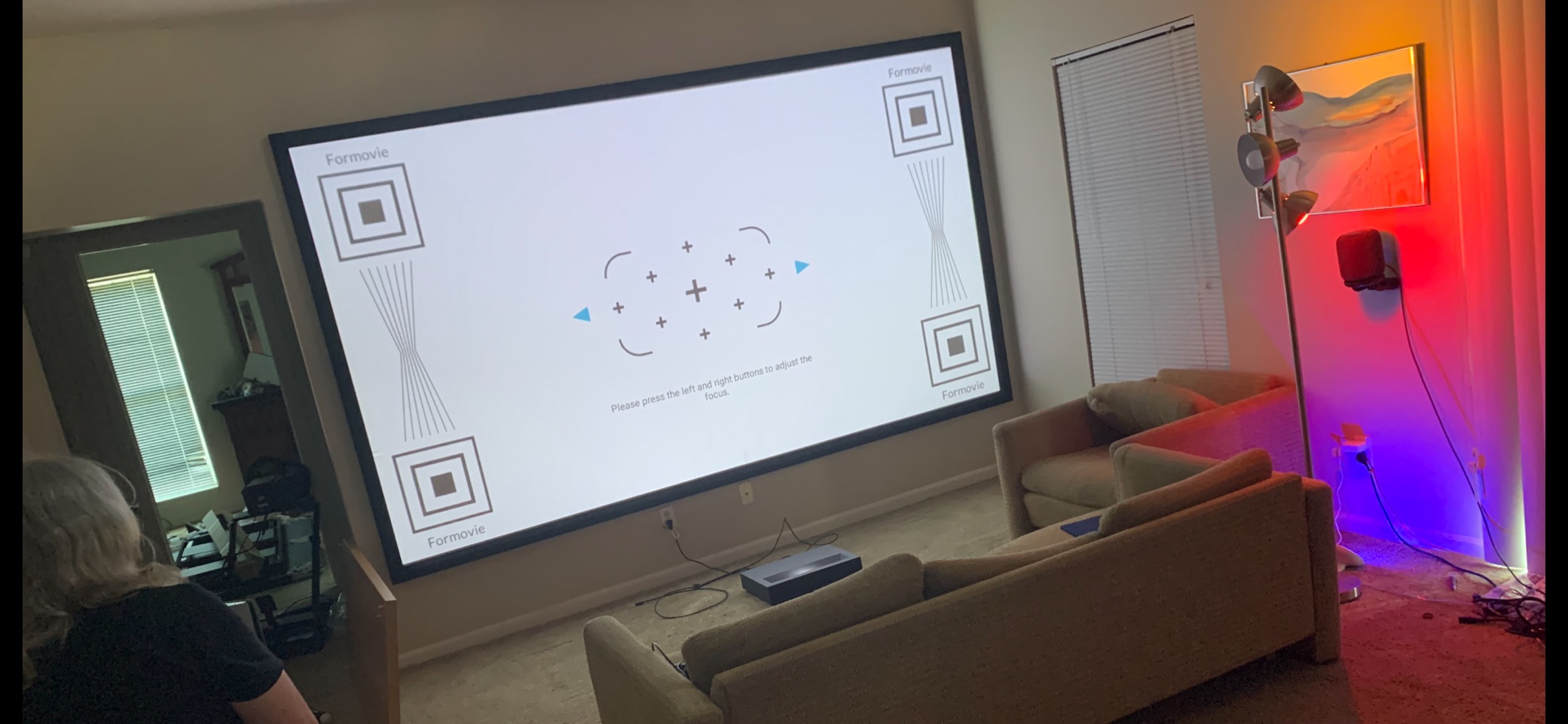 WEMAX Nova Pro 4K Ultra Short Throw Projector, Google TV, 2100 ISO Lumens customer photo 1