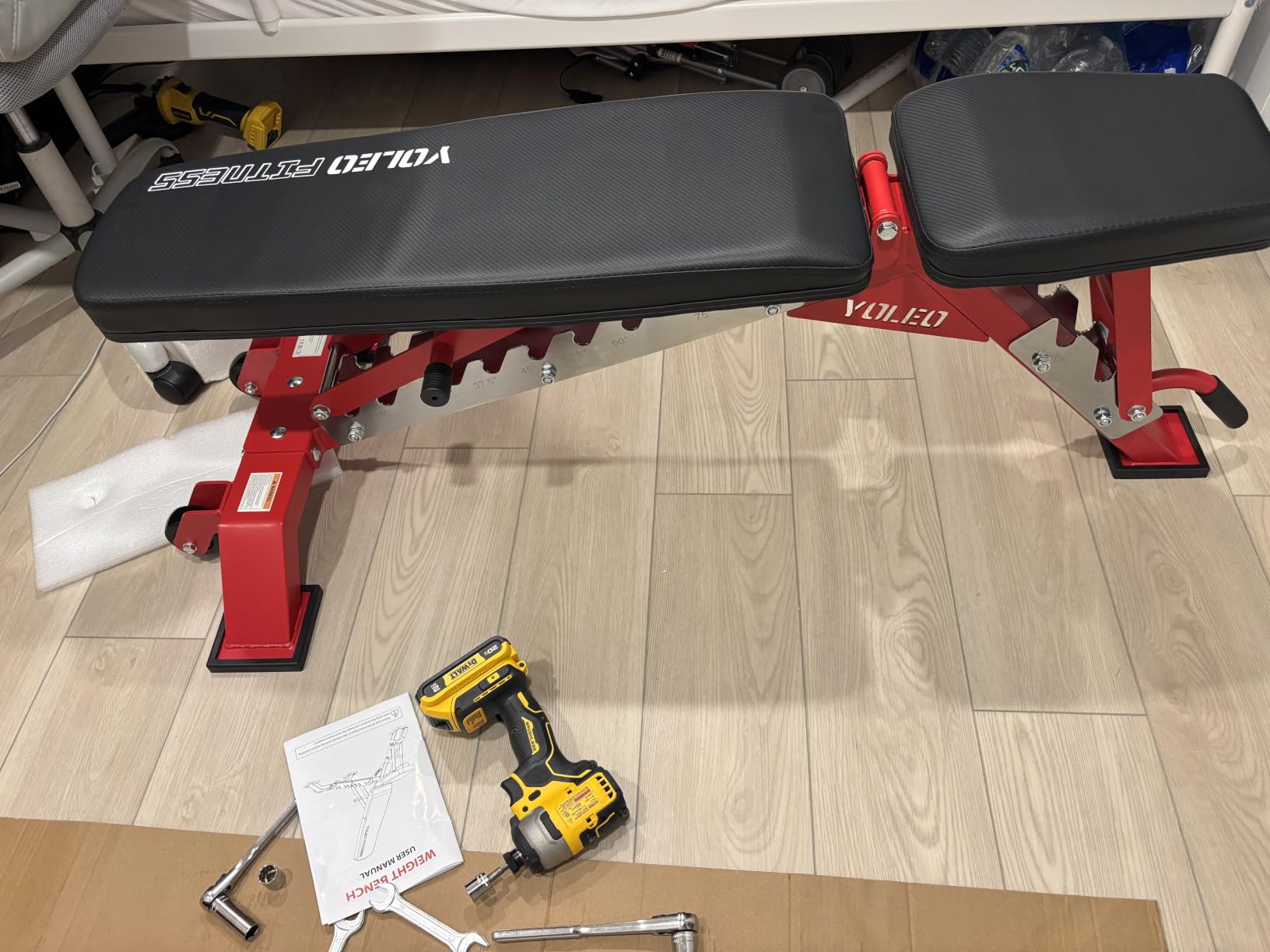 YOLEO Commercial Weight Bench, 2315LB ASTM Certified customer photo 2