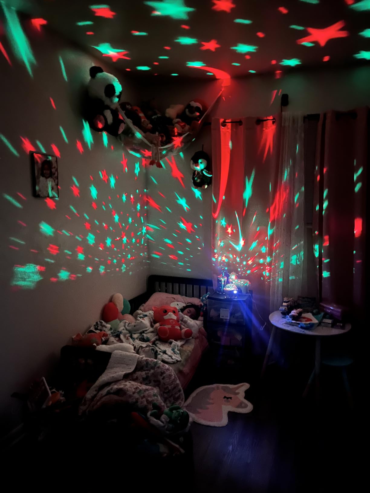 Baby Sound Machine with 30 Soothing Sounds,Night Light Projector with Star customer photo 2