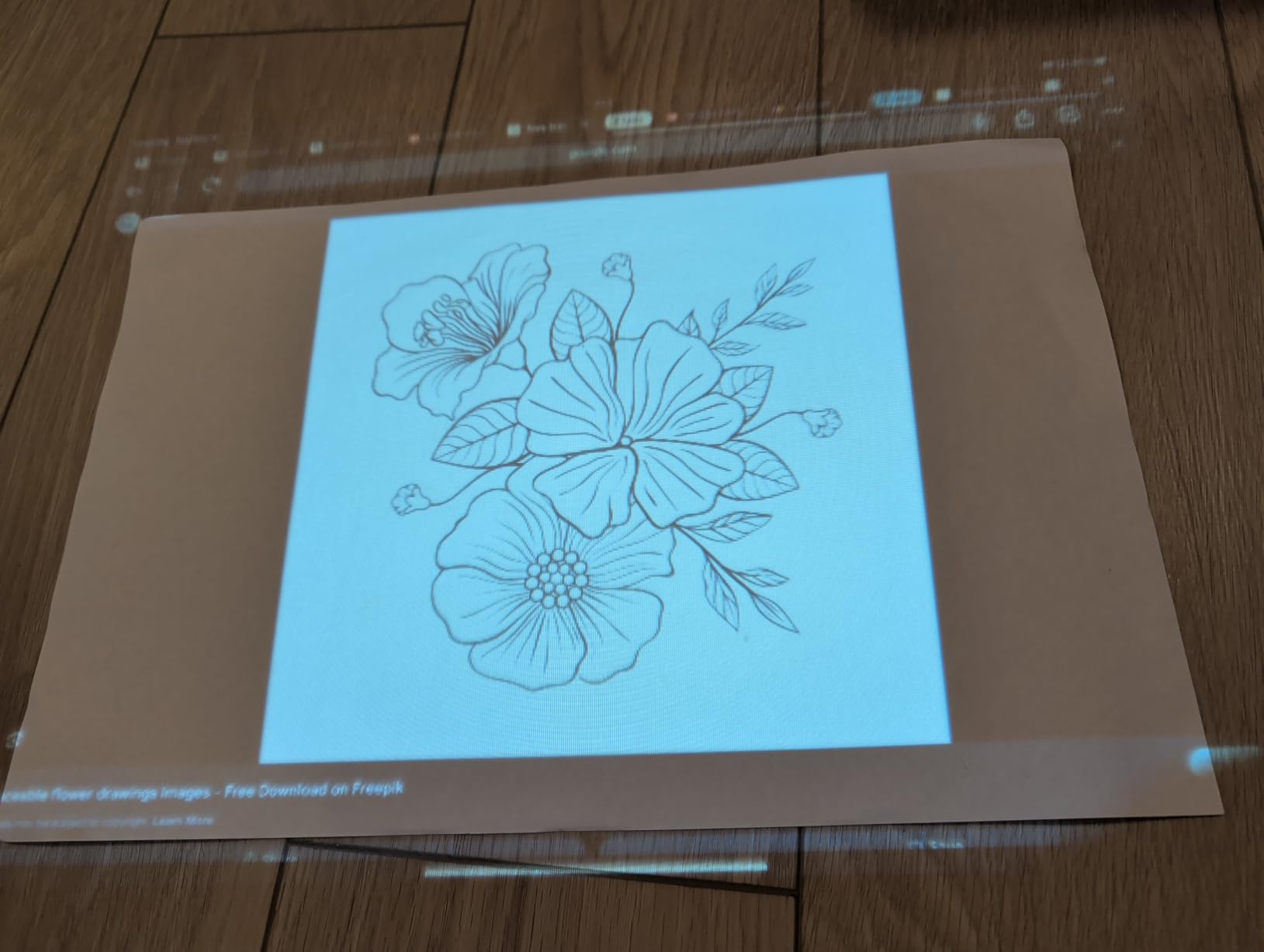 Art Projector for Tracing Drawing Painting,Wireless Projection for Desktop Wall Canva Drawing, Only Compatible with Iphone Ipad Airplay, USB&HDMI input, Arts&Crafts tracing Tool for Kids and Beginners customer photo 1