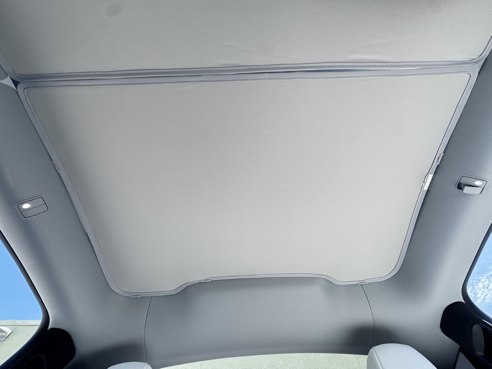 Wigoo for Tesla Model Y Juniper Accessories Sunshade Roof, Interior Black | For Model Y Juniper 2025-2026, Never Sag, Nano Ice-Crystal Coatings, Heat Insulation Glass Roof Sun Shade customer photo 1