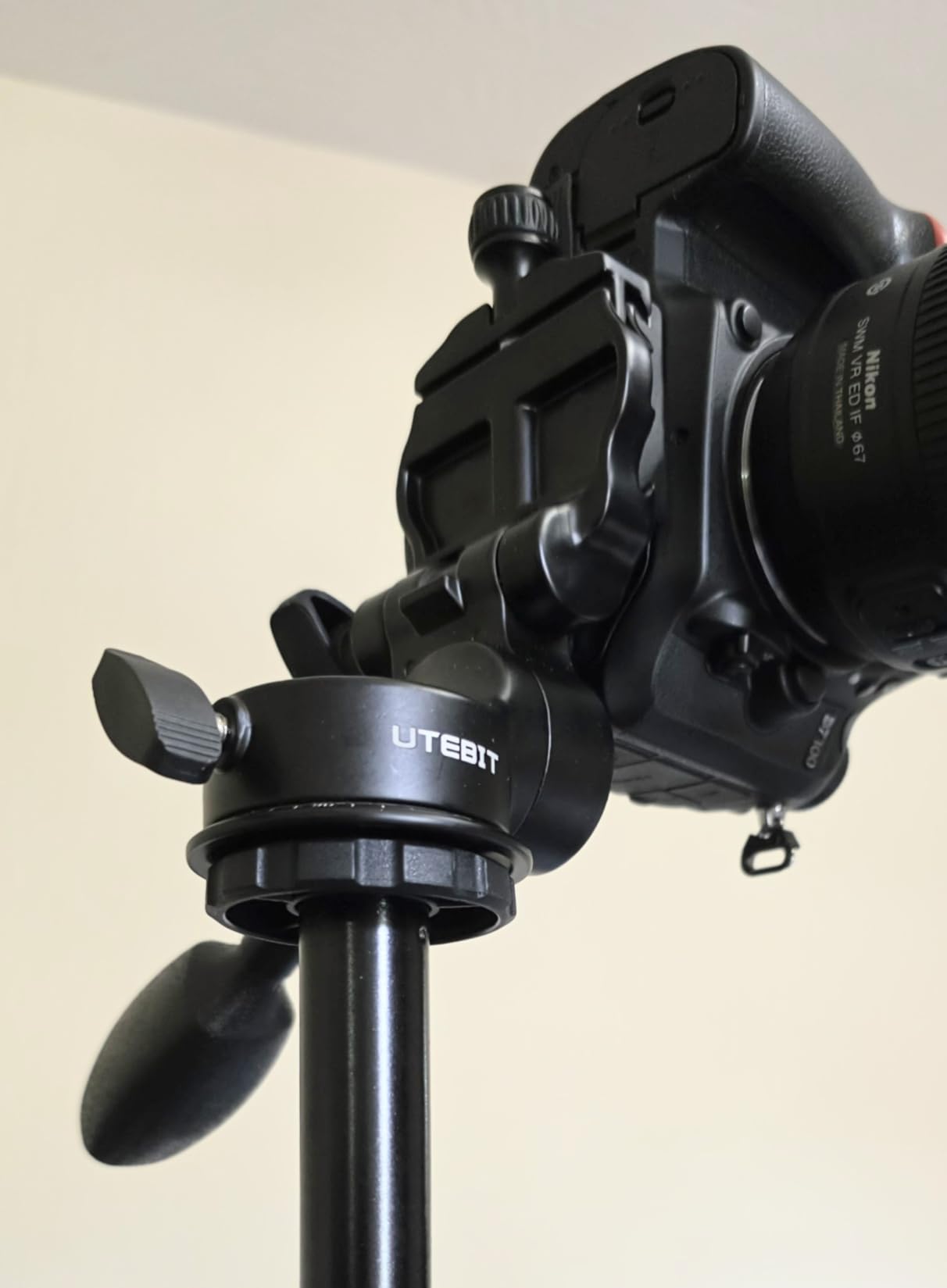 UTEBIT Tripod Fluid Head Tilt Head with Arca Swiss Quick Release Plate customer photo 2