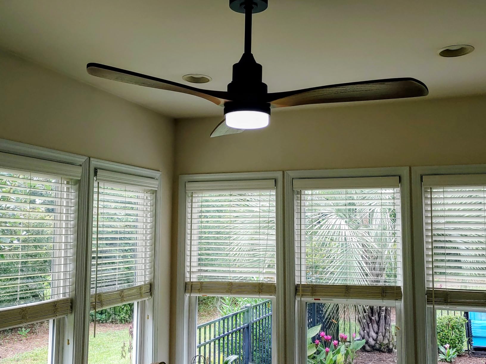 Sofucor 52 Inch Smart Wood Ceiling Fans with Lights, APP/Remote Control customer photo 1