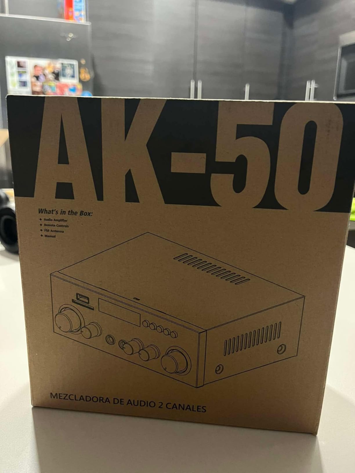 AK50 Bluetooth 5.0 Stereo Receivers, 2 Channel 400W Home Stereo Amplifier customer photo 2