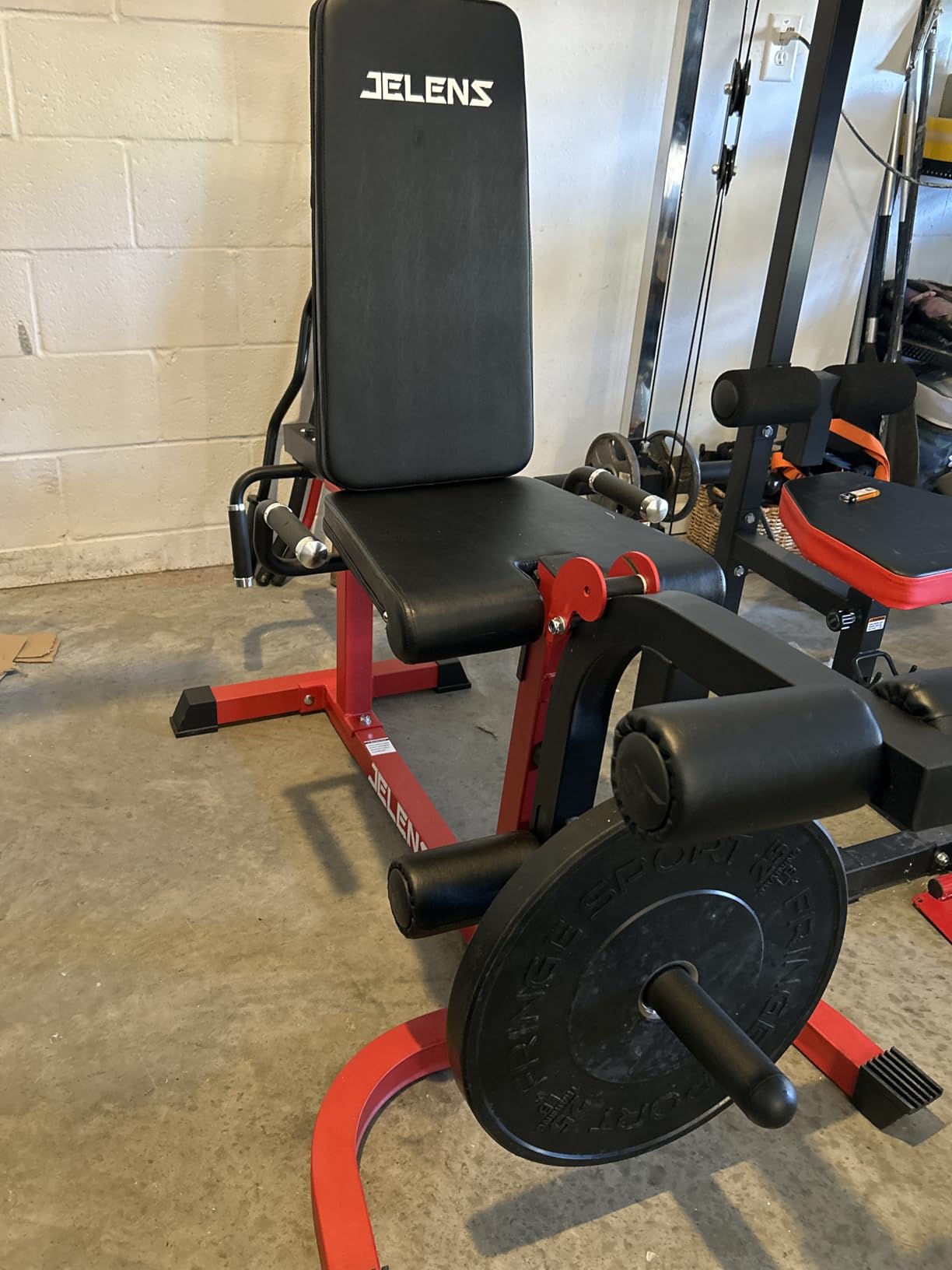 JELENS J10 Leg Extension and Curl Machine, Adjustable Leg Curl Machine for Home Gym, Seated Leg Extension and Lying Curl Machine for Lower Body Workouts customer photo 2