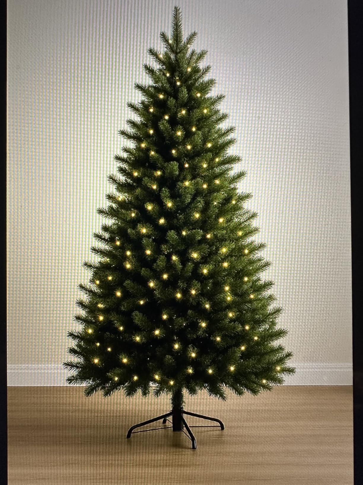 COSTWAY 9 FT Pre-lit Christmas Tree, Artificial Holiday Xmas Tree | 1000 Warm White & Multicolored Lights, 11 Modes, 2944 Branch Tips, Metal Support, Decoration Fake Tree for Home, Office Party customer photo 2