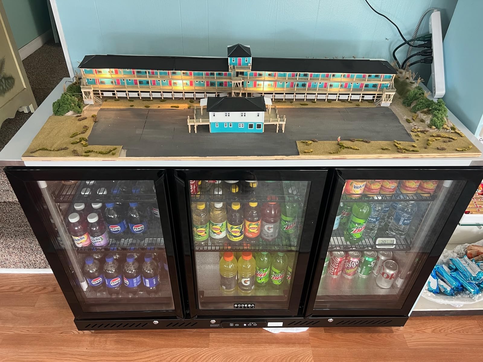 BODEGA Commercial Back Bar Cooler with 3 Doors,11.4 Cu.Ft customer photo 1