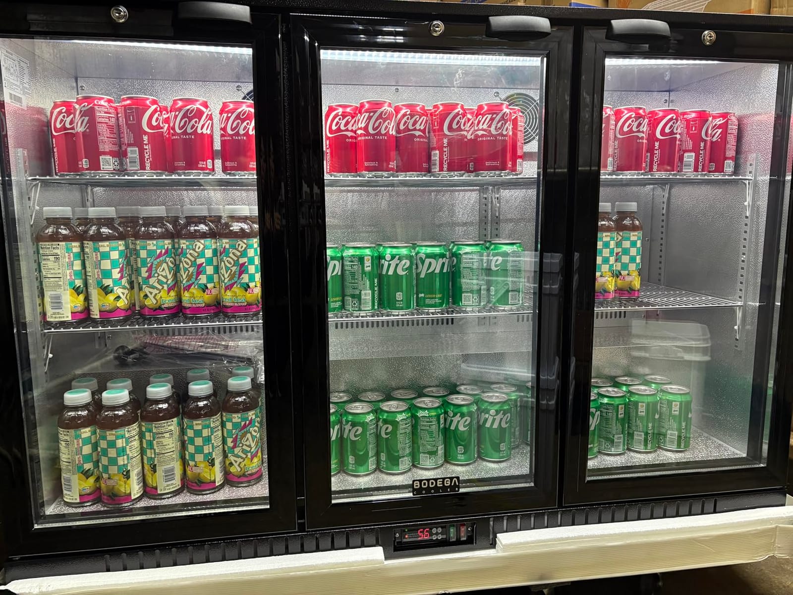 BODEGA Commercial Back Bar Cooler with 3 Doors,11.4 Cu.Ft customer photo 2