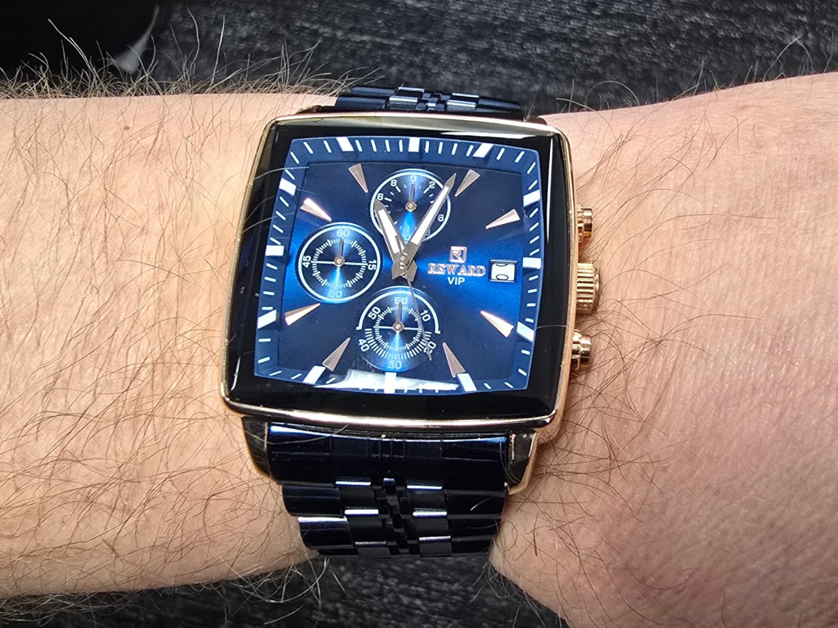 Men's Automatic Watch with Mechanical Movement, Skeleton Dial customer photo 2