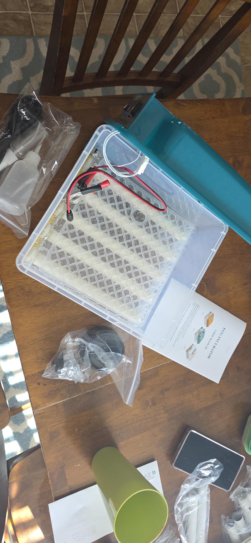 CoInceptus 16 Eggs Incubators for Hatching Eggs, Egg Incubator with Automatic Egg Turning and Temperature Control, Chicken Egg Incubators with Egg Candler for Duck Goose Pigeon Quail customer photo 1