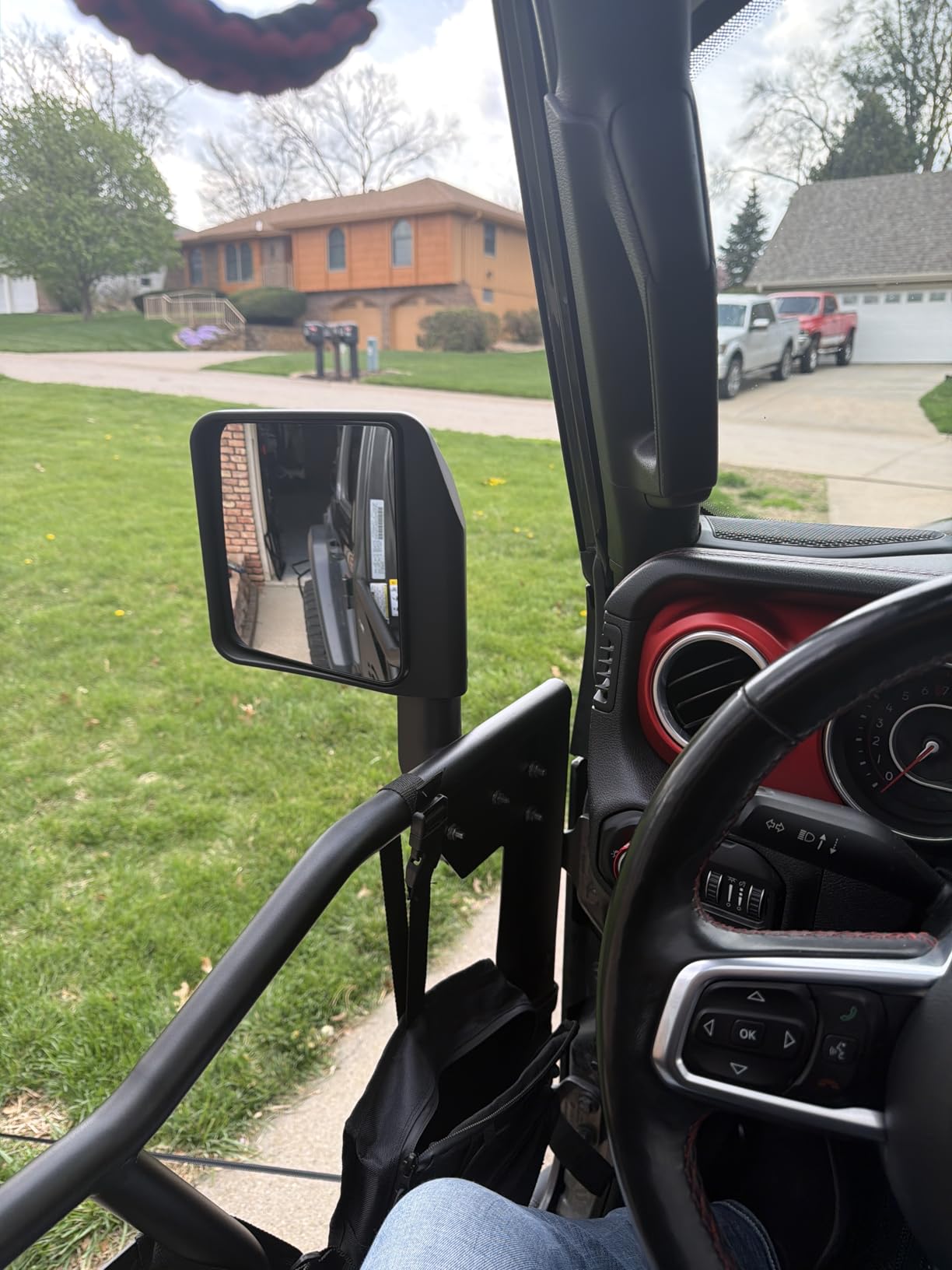 VEVOR Jeep JK Tube Doors 4 Door with DOT Certified Rear View Mirrors, Fit for 2007-2018 Jeep Wrangler JK Hunting Style Jeep Tubular Door with Rubber Pads & Toughened Steel Tube customer photo 1