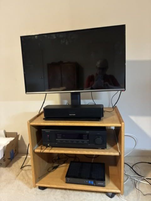 BESTISAN 2.1ch Sound Bar with Built-in Subwoofer, 120W Peak Power, HDMI ARC/Opt/AUX/USB/Bluetooth 5.3, 3 EQ Modes & Volume Boost, 16.5