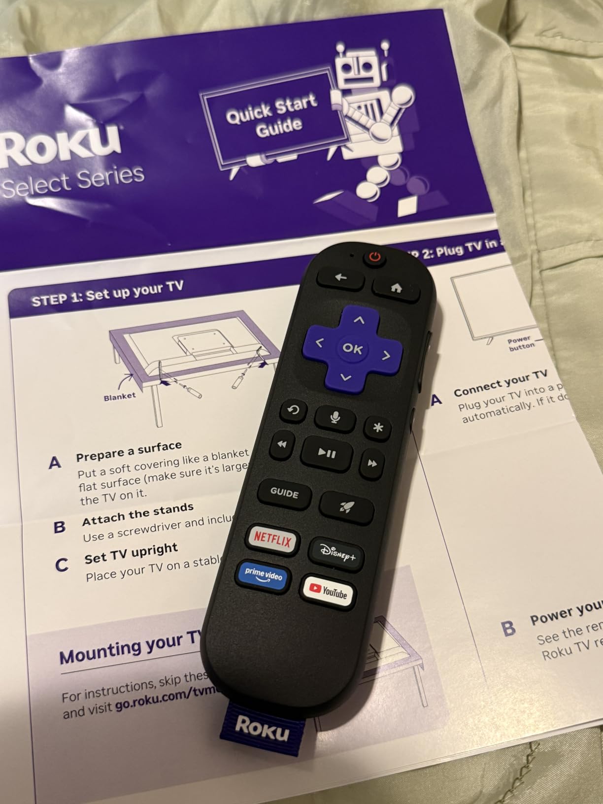 Roku 55-Inch Select Series Smart TV 2026-4K QLED TV - Roku TV customer photo 1