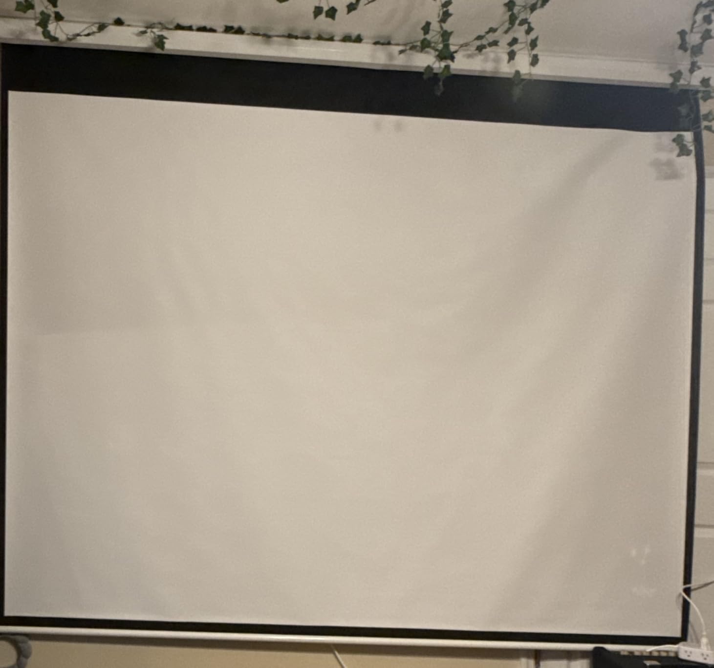 150 Inch Projector Screen Motorized Electric Rising Projector Screen Black customer photo 1