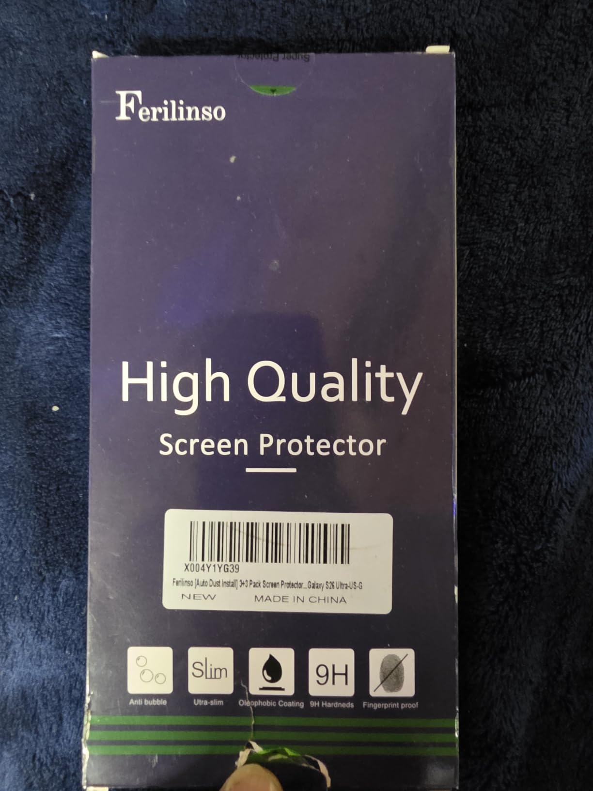 Ferilinso Screen Protector for Samsung Galaxy S26 Ultra, Tempered Glass customer photo 1