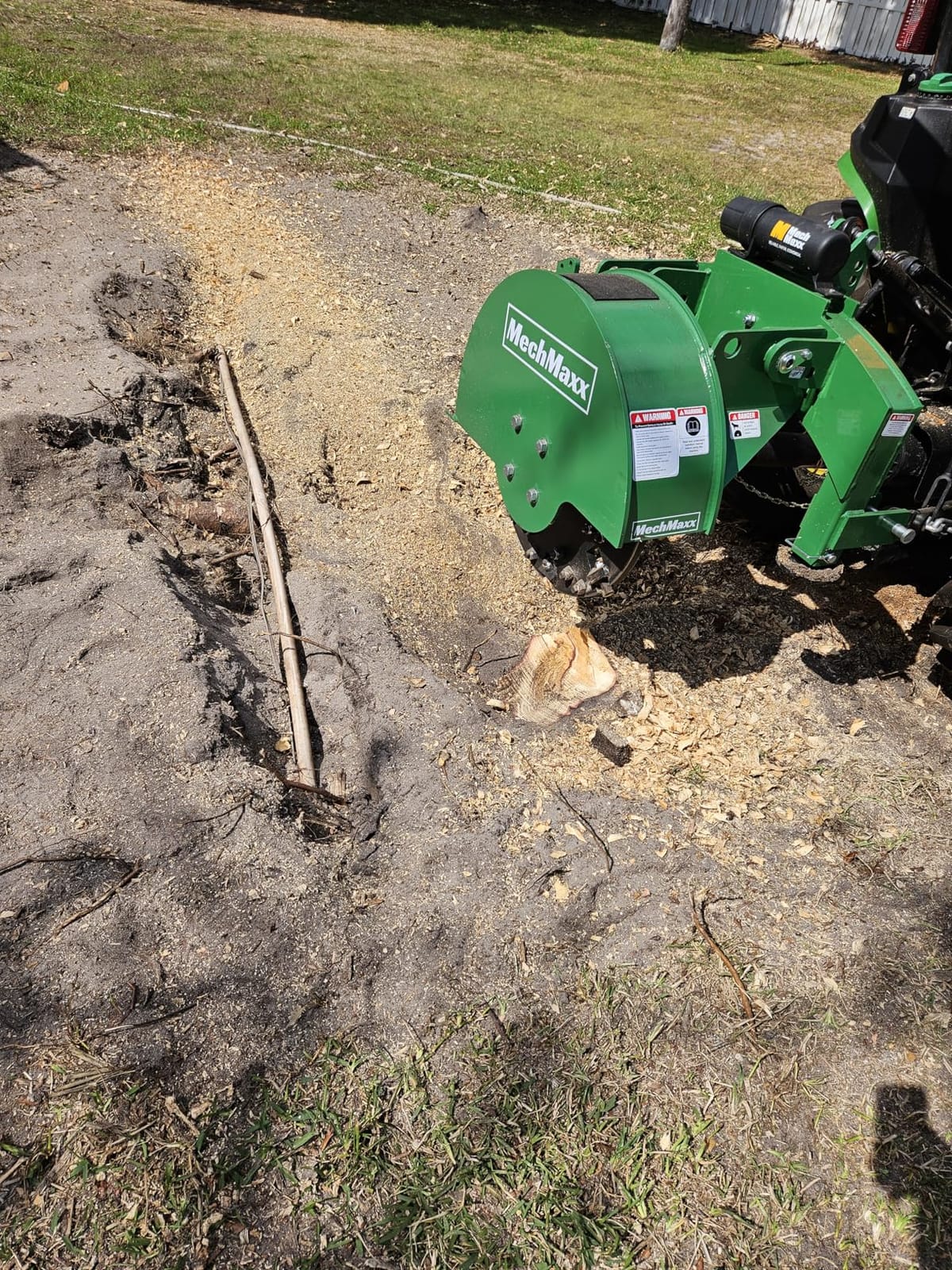 MechMaxx 3-Point PTO Stump Grinder, 30 in Flywheel, 40-100HP, with 44 Carbide Teeth (PTO Shaft Included with Slip Clutch), Model SG30PRO,Orange customer photo 1
