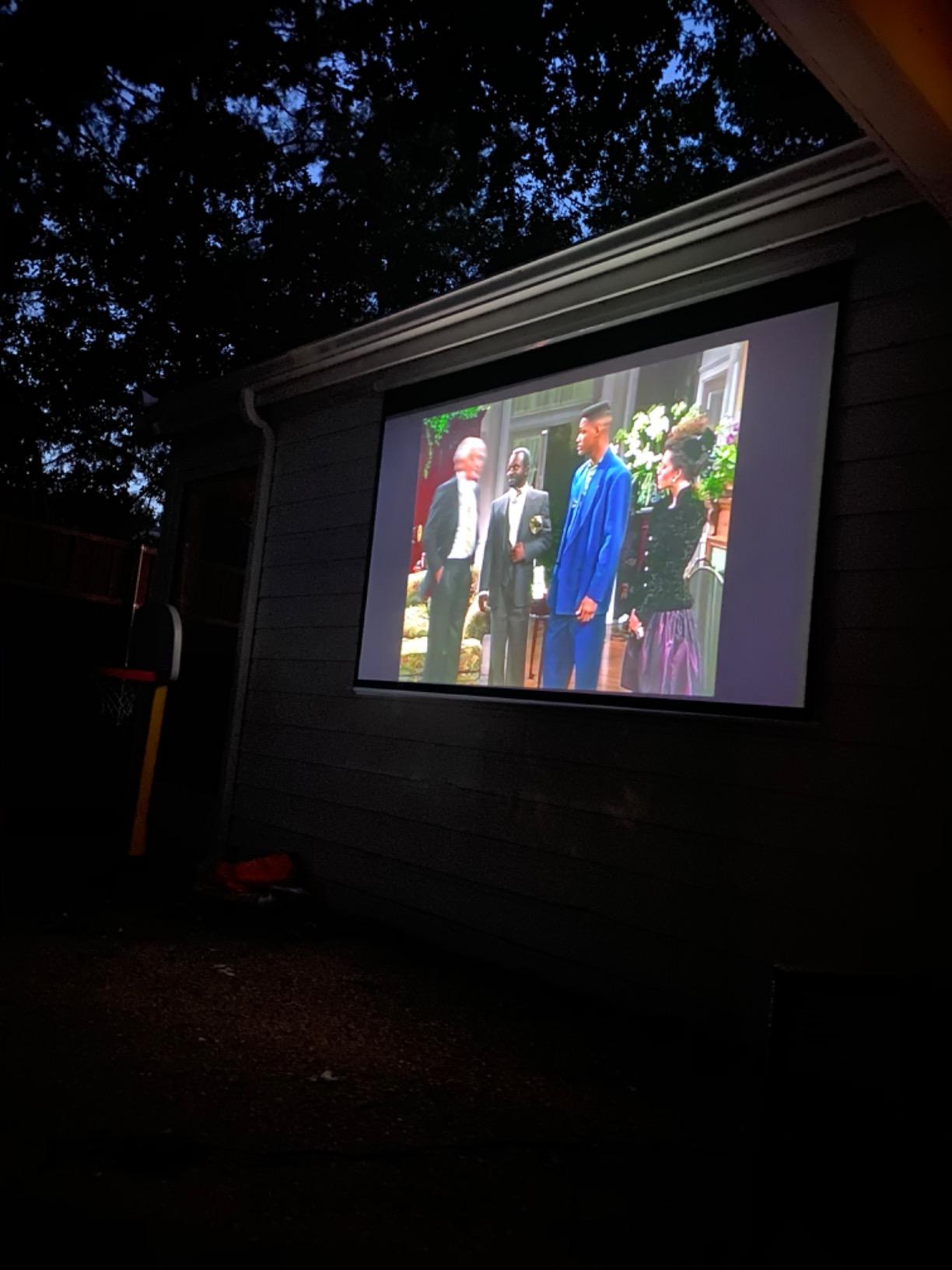 WEMAX Smart Google TV Projector, Licensed Netflix, 4K Supported, 1080P FHD customer photo 1