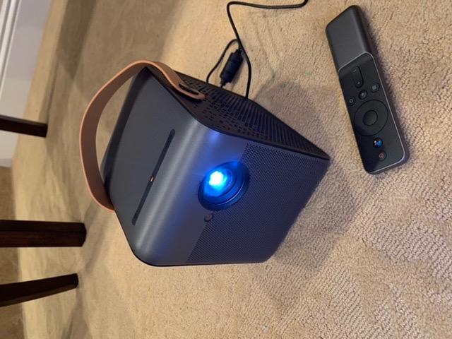 WEMAX Smart Google TV Projector, Licensed Netflix, 4K Supported, 1080P FHD customer photo 2