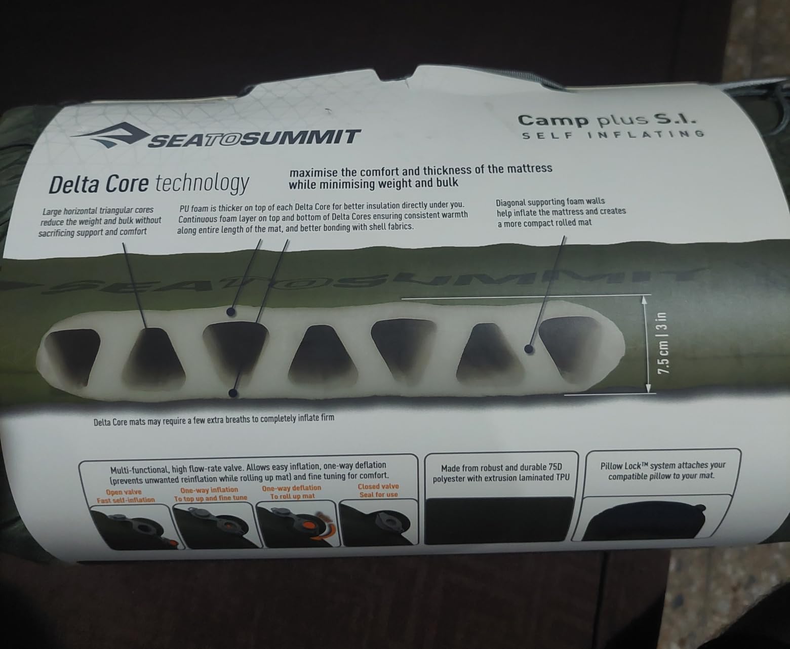 Sea to Summit Camp Plus SI Sleeping Mat, Rectangular/Regular customer photo 1