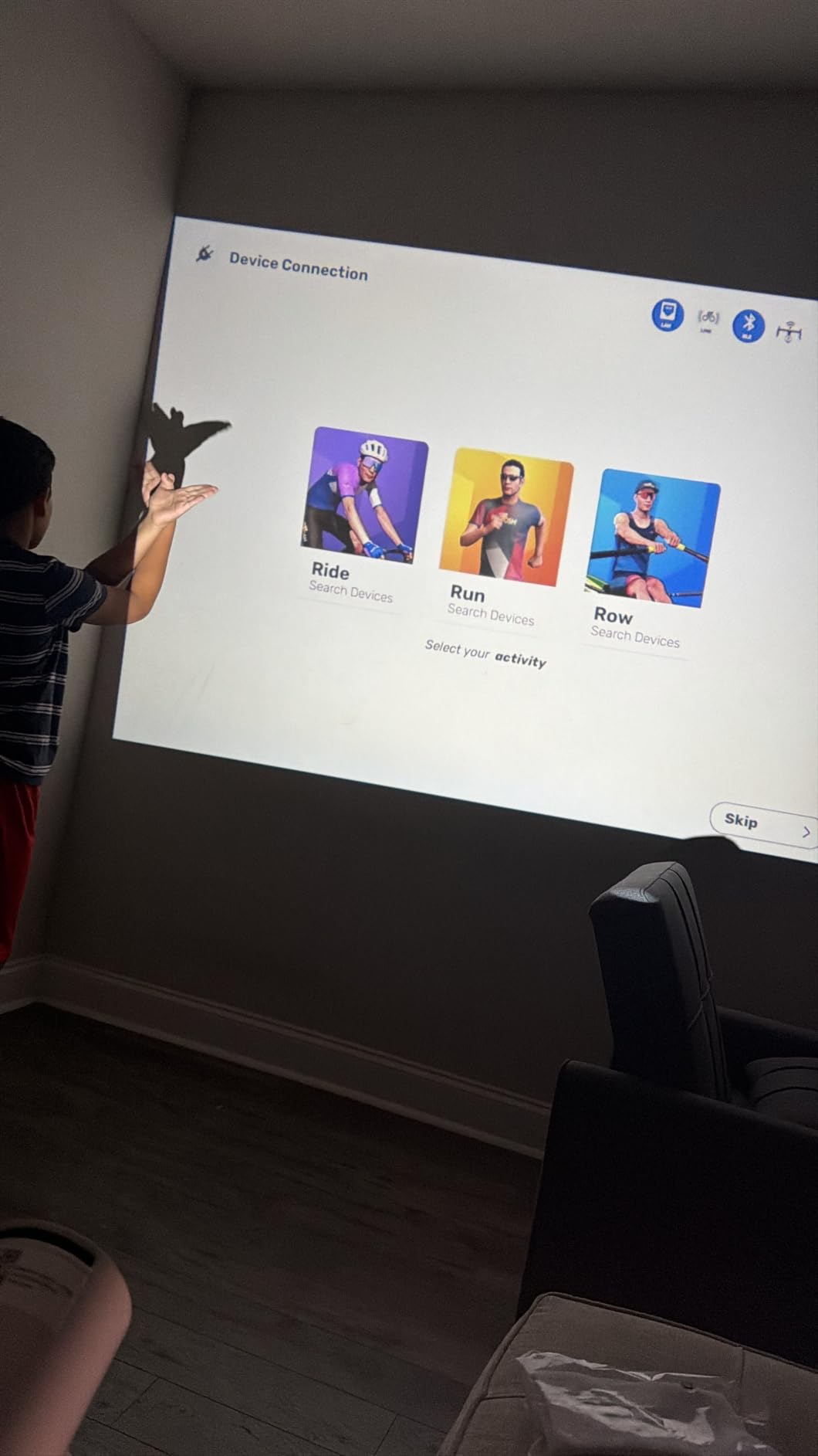 Mini Projector, Portable Projector with Wifi and Bluetooth, Built in Apps | Support 4K 1080P, 180° Rotation, Auto Keystone, Movie Projector Compatible With HDMI/USB/TV Stick/Smartphone/Laptop customer photo 1