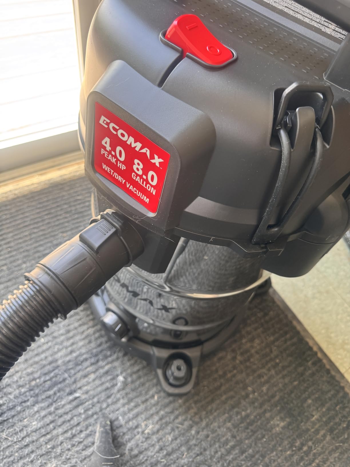 ECOMAX 8 Gallon Ultra Quiet Stainless Steel Shop Vacuum Wet and Dry customer photo 1