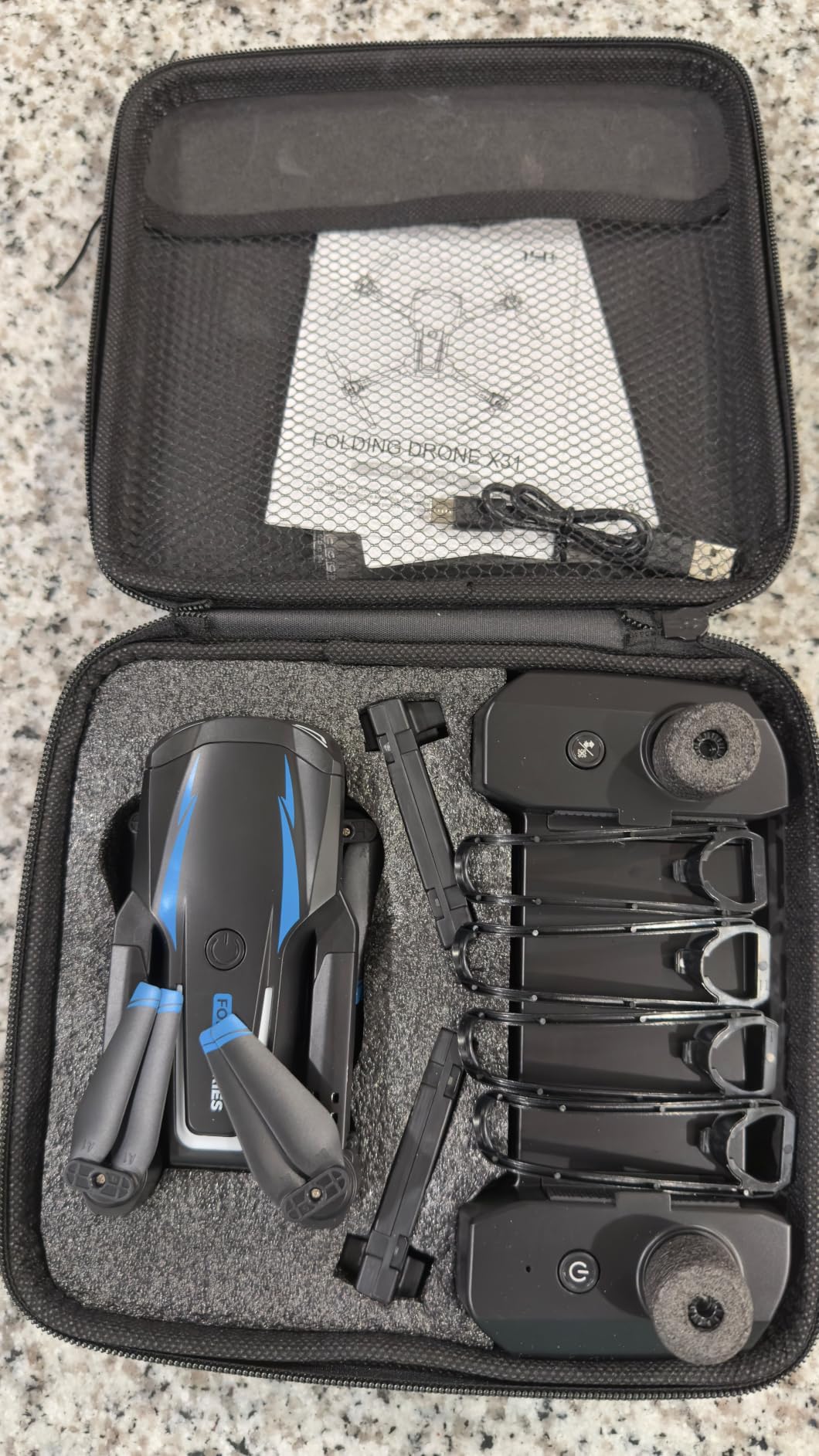 Drone with 1080P Camera, Foldable Remote Control Quadcopter for Adults Beginners, Mini Drone with Stable Hover, Waypoint Fly, 3D Flips, One Key Start, 2 Batteries, Easy to Fly Indoors & Outdoors customer photo 2