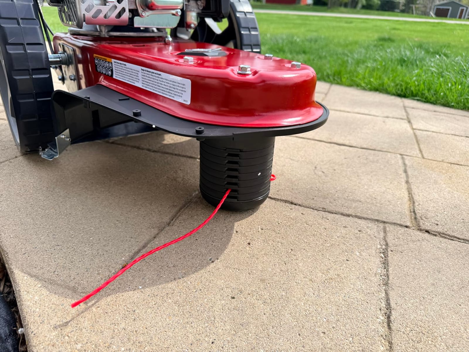 Earthquake Walk-Behind String Mower, Hurricane Cutting Head, 160cc 4-Cycle Viper Engine, Grab-N-Go Bail, 22
