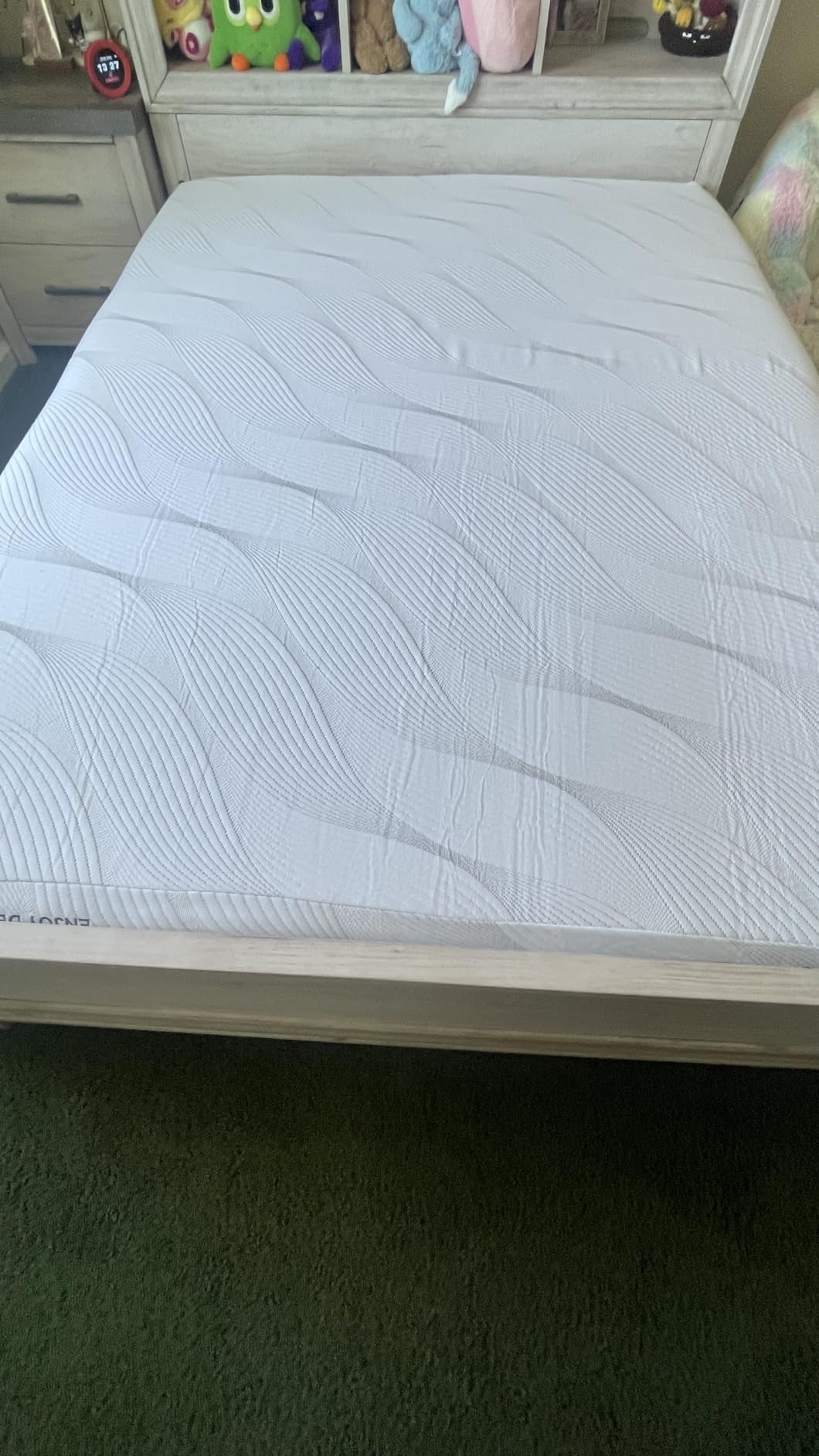 RV Mattress Short Queen 8-Inch: Medium Firm Memory Foam for Pressure Relief, Breathable Cool Gel Motion Isolating, Washable Fiberglass-Free Cover, CertiPUR-US Oeko-Tex Safety, Made in USA 75Lx60W customer photo 2