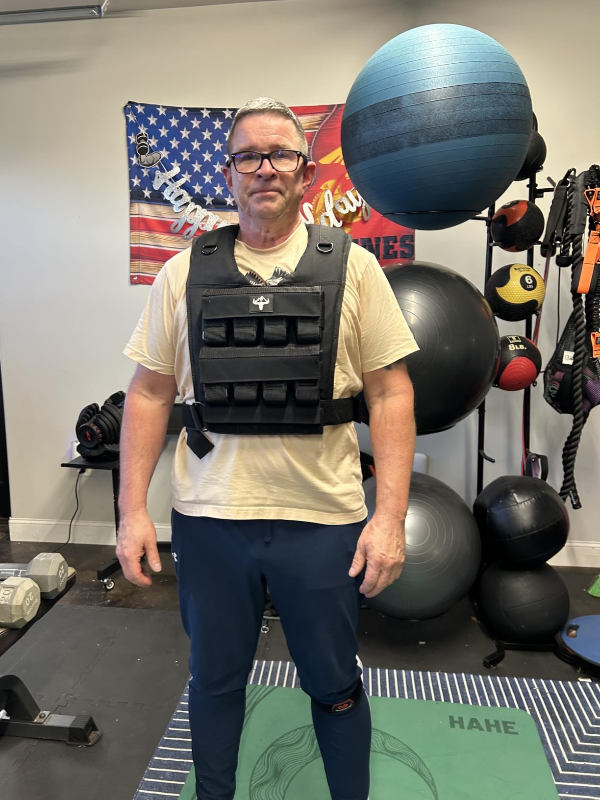 Military Grade Weighted Vest - Adjustable, Men and Women 35 lb | Adjustable weighted vest for men & women, ideal for running, rucking, and training, with secure fit and durable construction customer photo 1