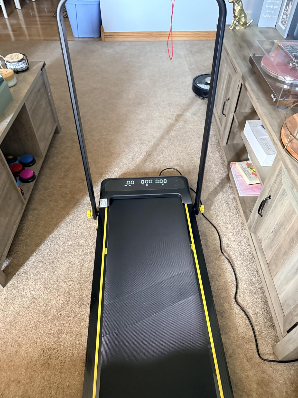 YPOO 16% Walking Pad Incline, Treadmills for Home, Handle Bar, Foldable customer photo 1