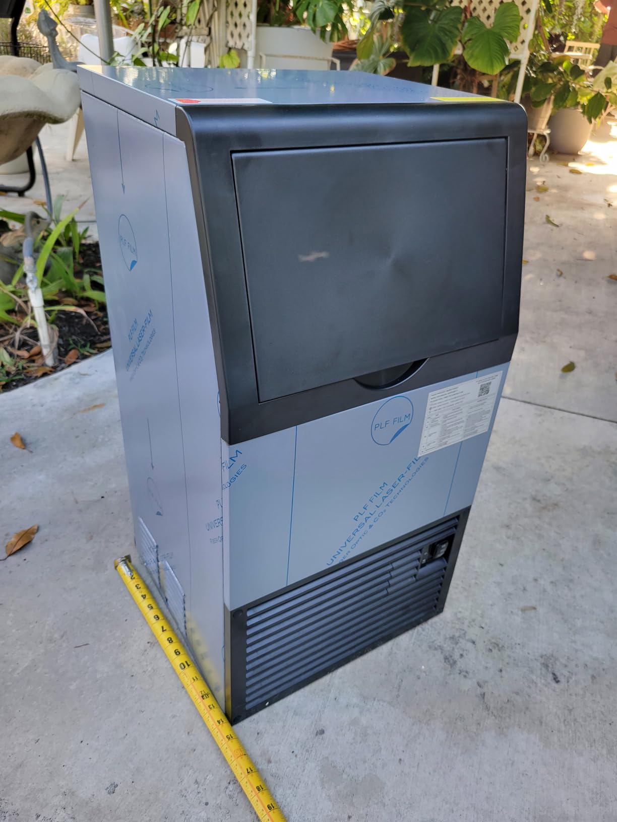 Mojgar Commercial Ice Maker Machine, 100lbs/24H with 18-33lbs Ice Storage customer photo 2