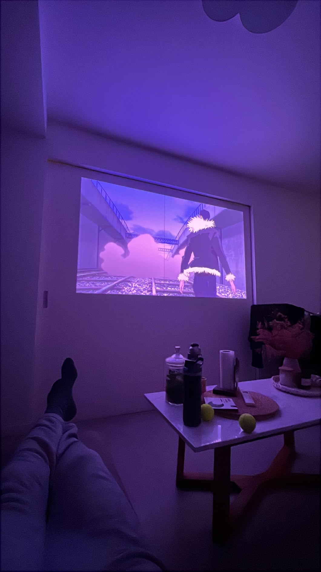 JMGO N1S 4K Upgrade Triple Laser Projector, 1700 ISO Lumens, Google TV customer photo 1