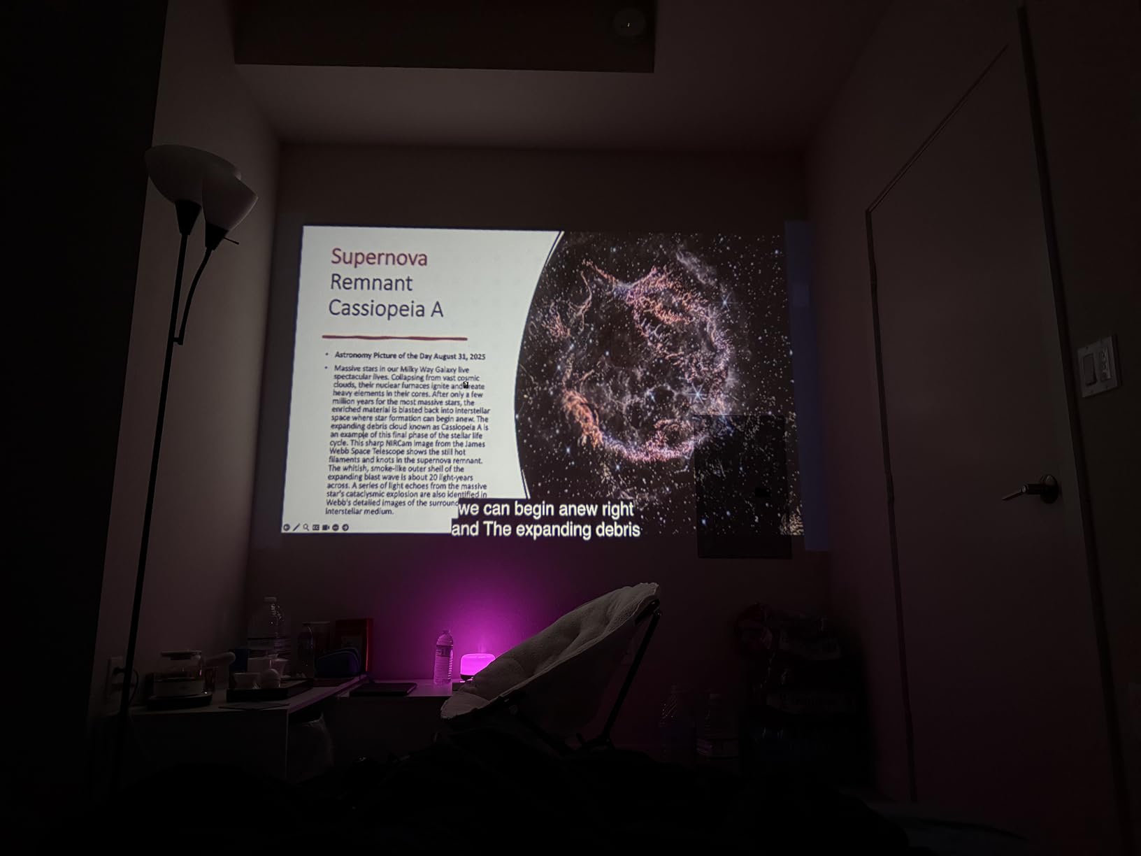 [Built-in Apps] Mini Projector 4K Supported, Android TV OS & Phone Remote customer photo 2