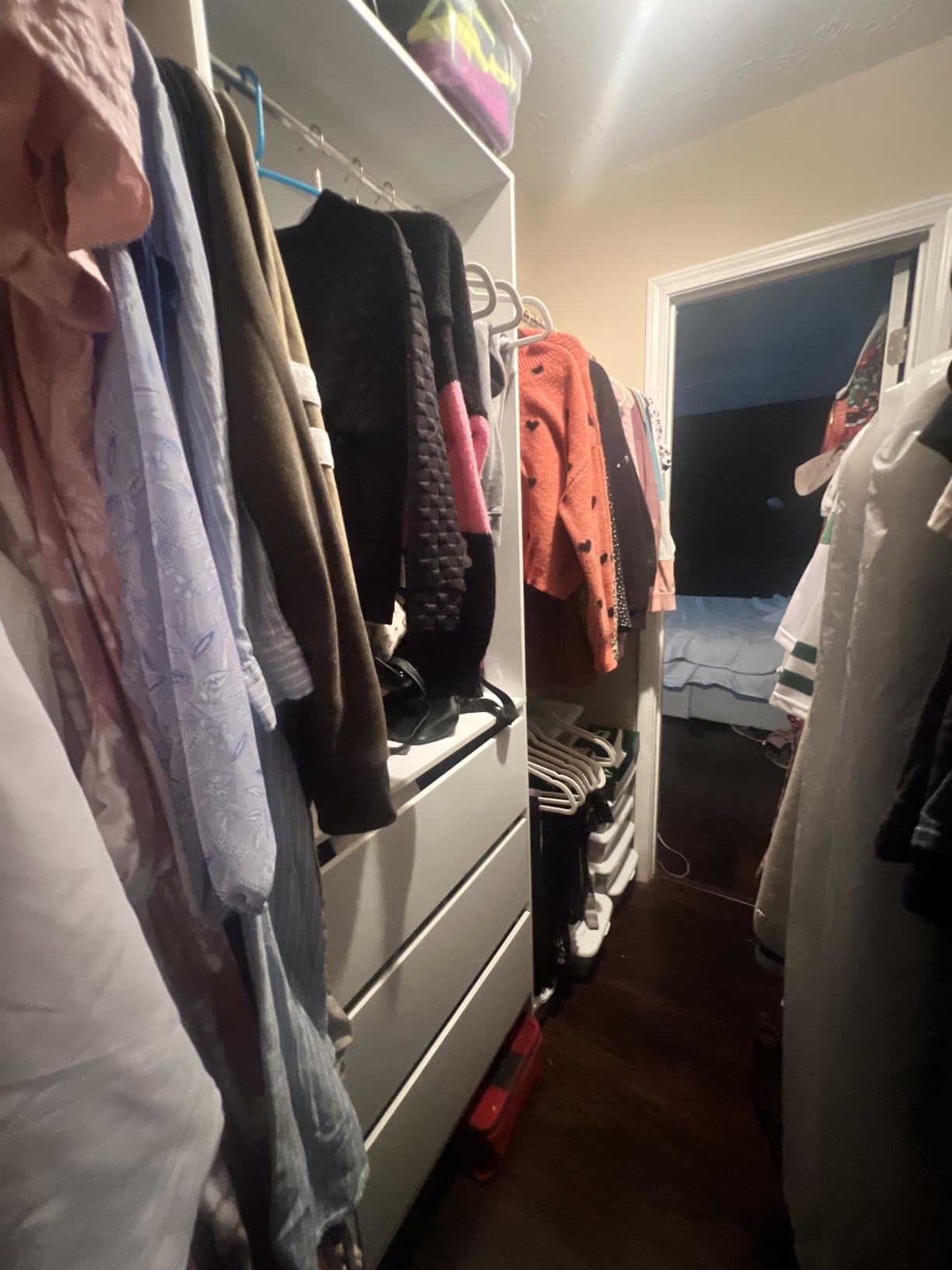 SONGMICS Closet System, Customizable Walk-In Closet Organizer System | Fits Spaces 6.5-10.2 ft with Adjustable Hanging Rods and Drawers, White, CUSTOS Collection URGR043WZ01S customer photo 2