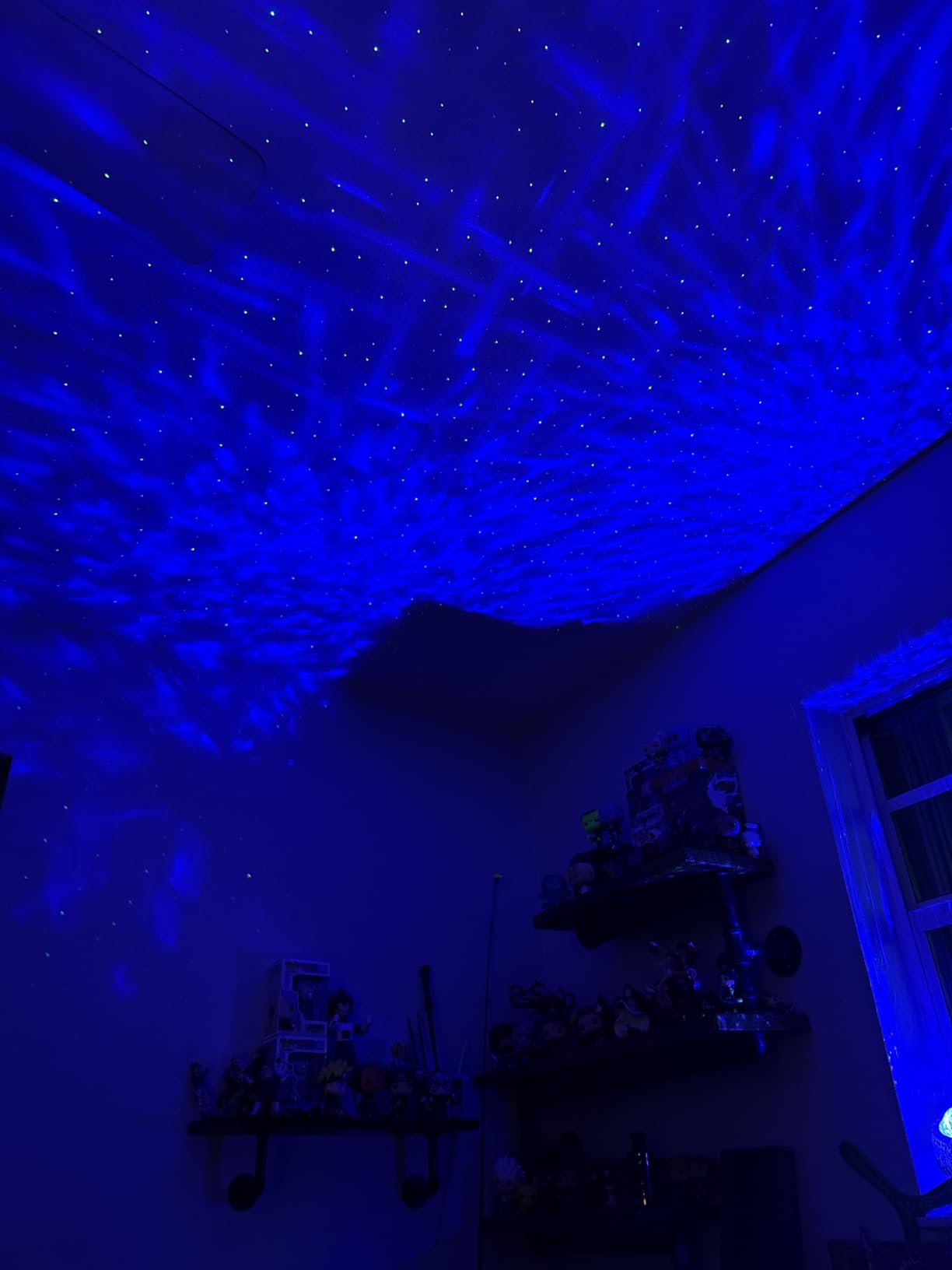 Galaxy Projector for Bedroom, 15 Color Nebula Star Projector with Bluetooth 5.1 Speaker, 8 White Noise Sounds, App & Remote Control, Timer Night Light for Kids Adults Room Decor Gifts (Ivory White) customer photo 2