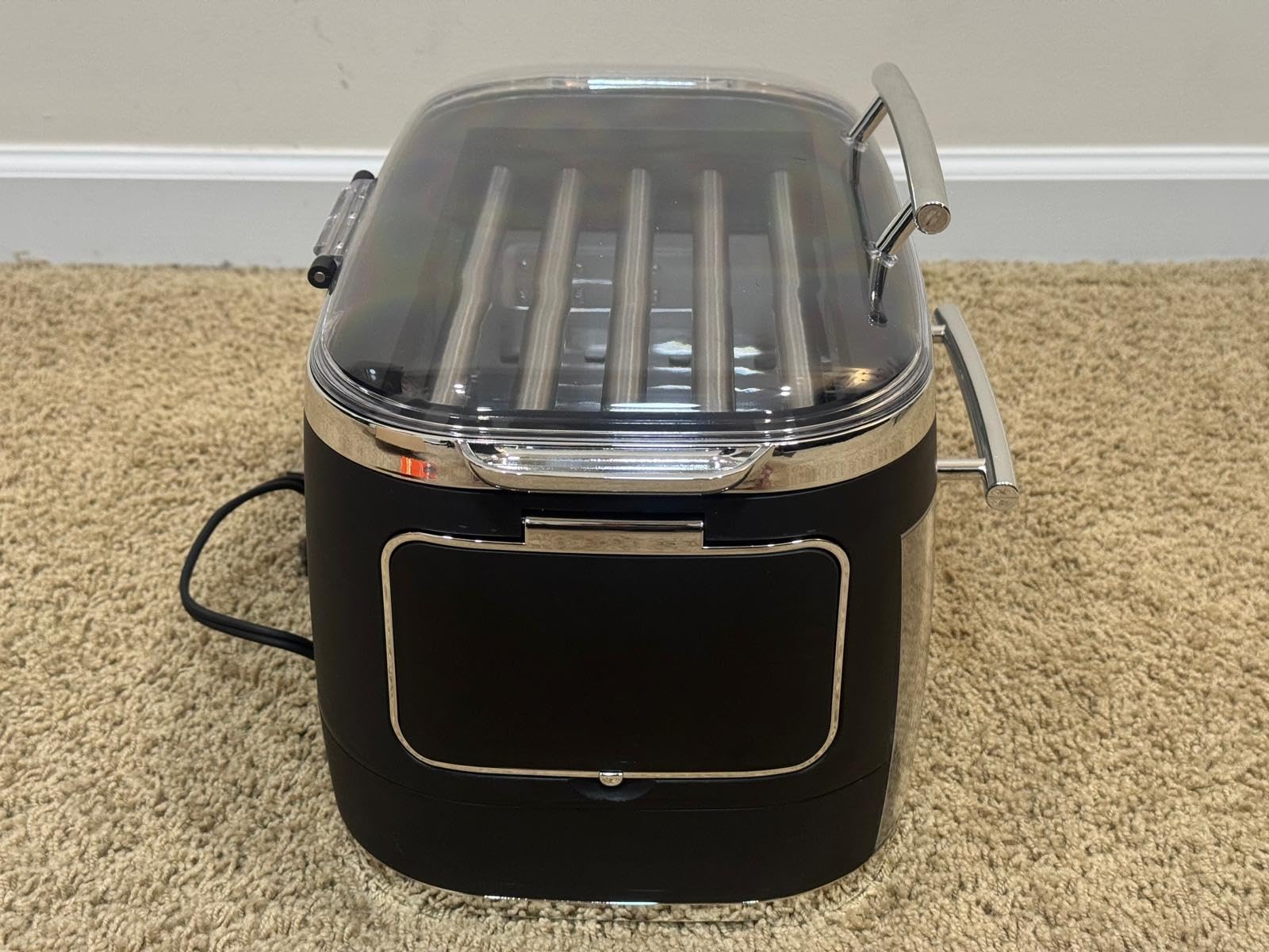 Kusini Hot Dog Roller Grill & Toaster Oven - Holds 8 Hot Dogs & 8 Buns, keep warm Option & Condiment Holder - Kitchen Appliance Hot Dog Cooker Machine - Hosting Party Essential, Unique Gifts Idea customer photo 1