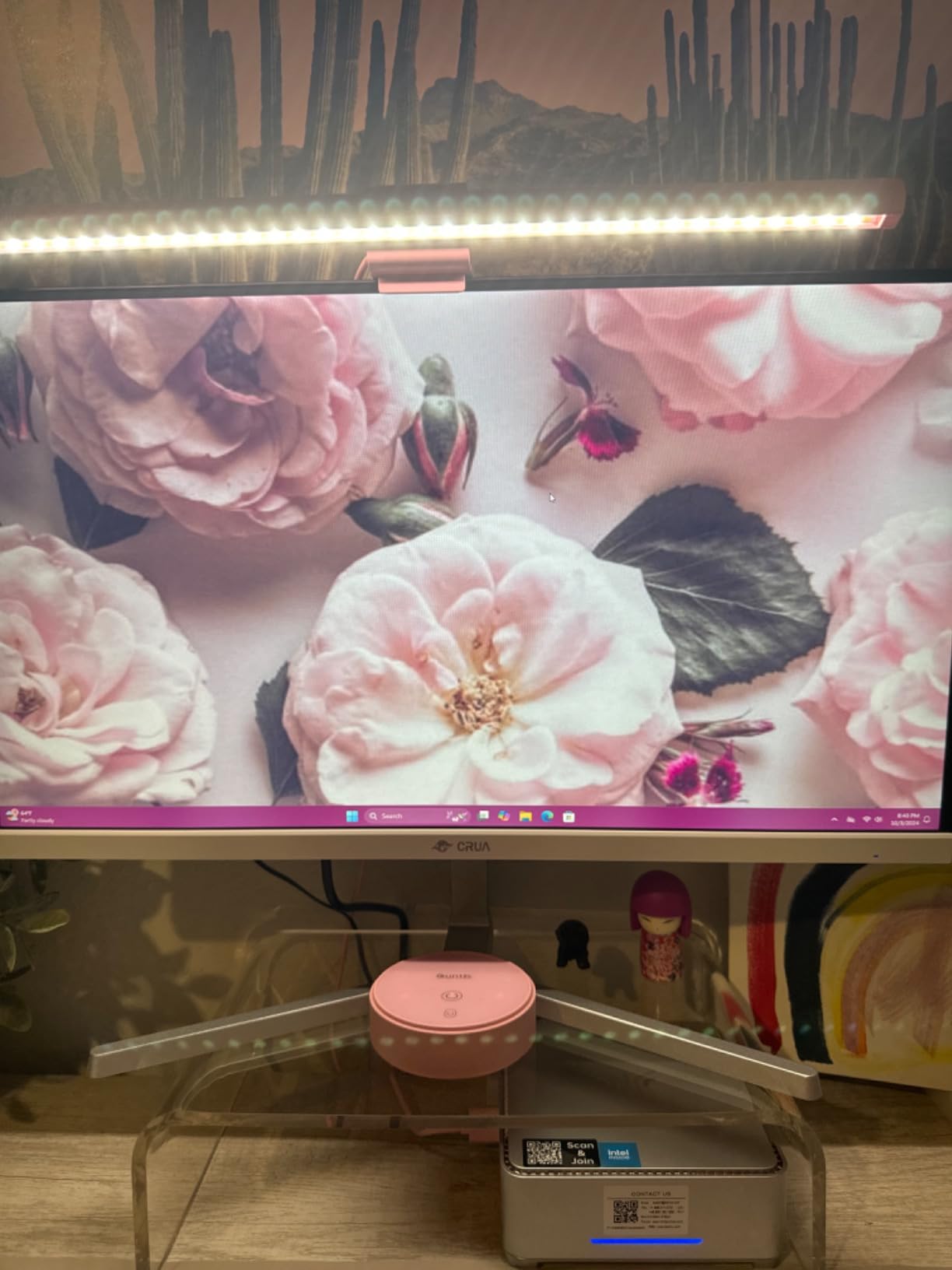 CRUA 34 Inch 165Hz UWQHD IPS Ultrawide Gaming Monitor, Speakers, PIP/PBP customer photo 1