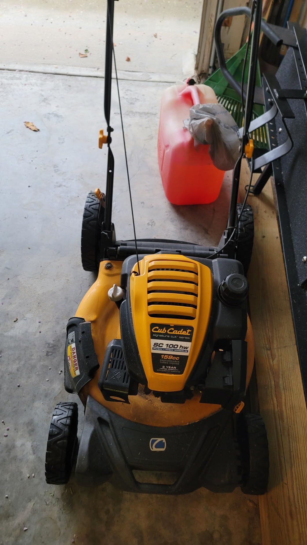 SENIX 22 Inch Walk Behind String Trimmer, 160cc 4-Cycle Engine Gas Brush Hog Mower with 14