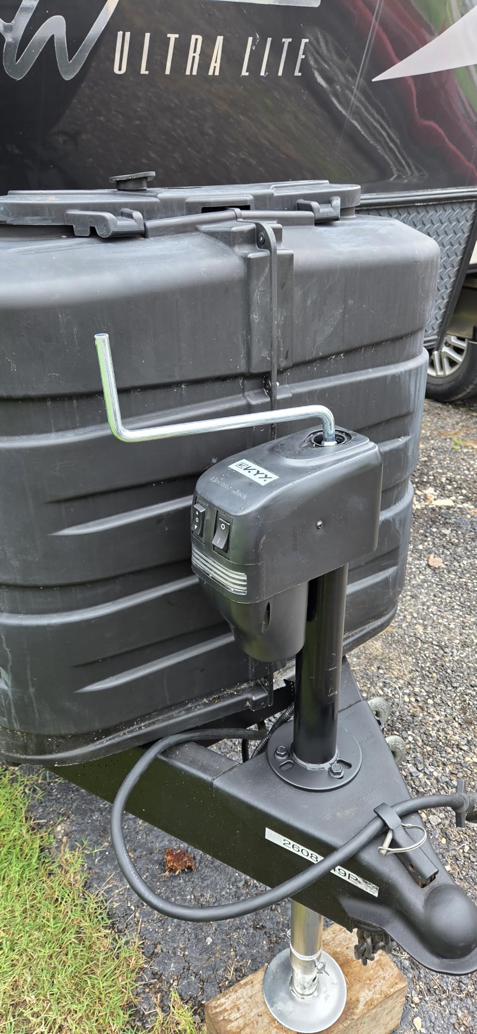KYX Electric Trailer Jack 3500LBs, Elec A-Frame Tongue Jack with Cover customer photo 1
